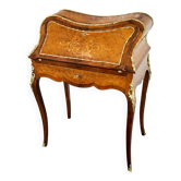 Secretary Bonheur du Jour Louis XV in rosewood and walnut 1870-1900