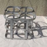 Zinc bottle holder for 4 bottles