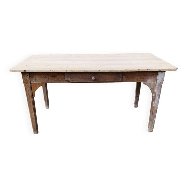 Ancienne table de ferme 1m60