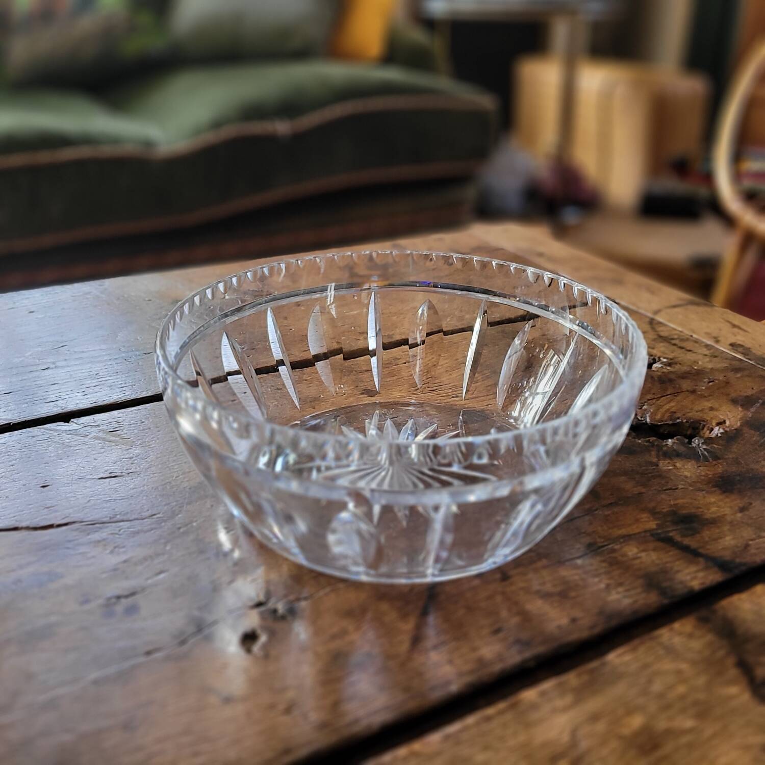 Cut crystal bowl – 1970s