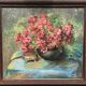 Christine Fonteyne Poupaert (1897-1968) nature morte avec des fleurs.