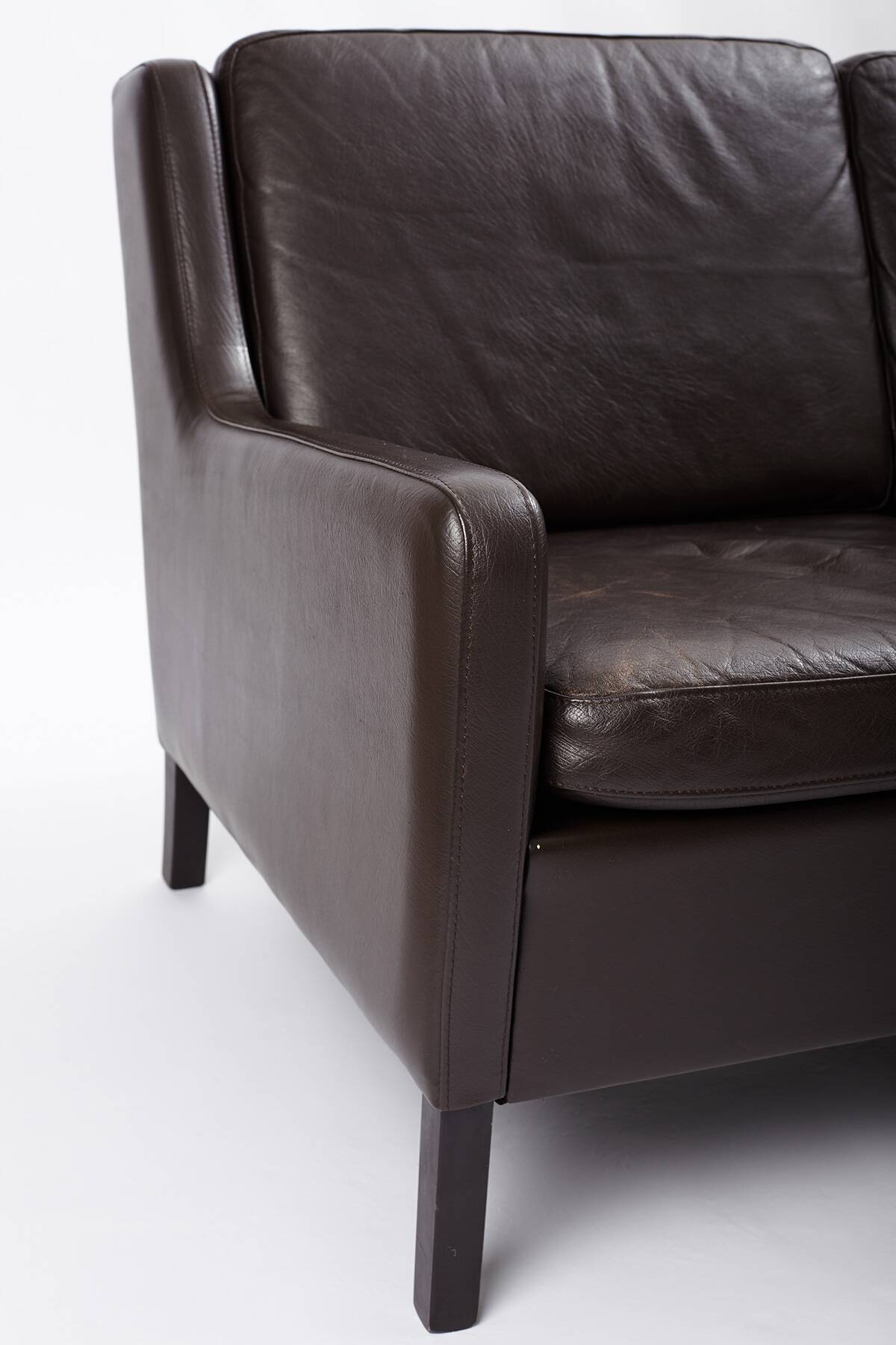 Canapé vintage en cuir, danemark