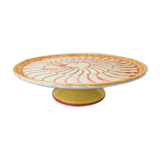 Large vintage apple barbotine pie display