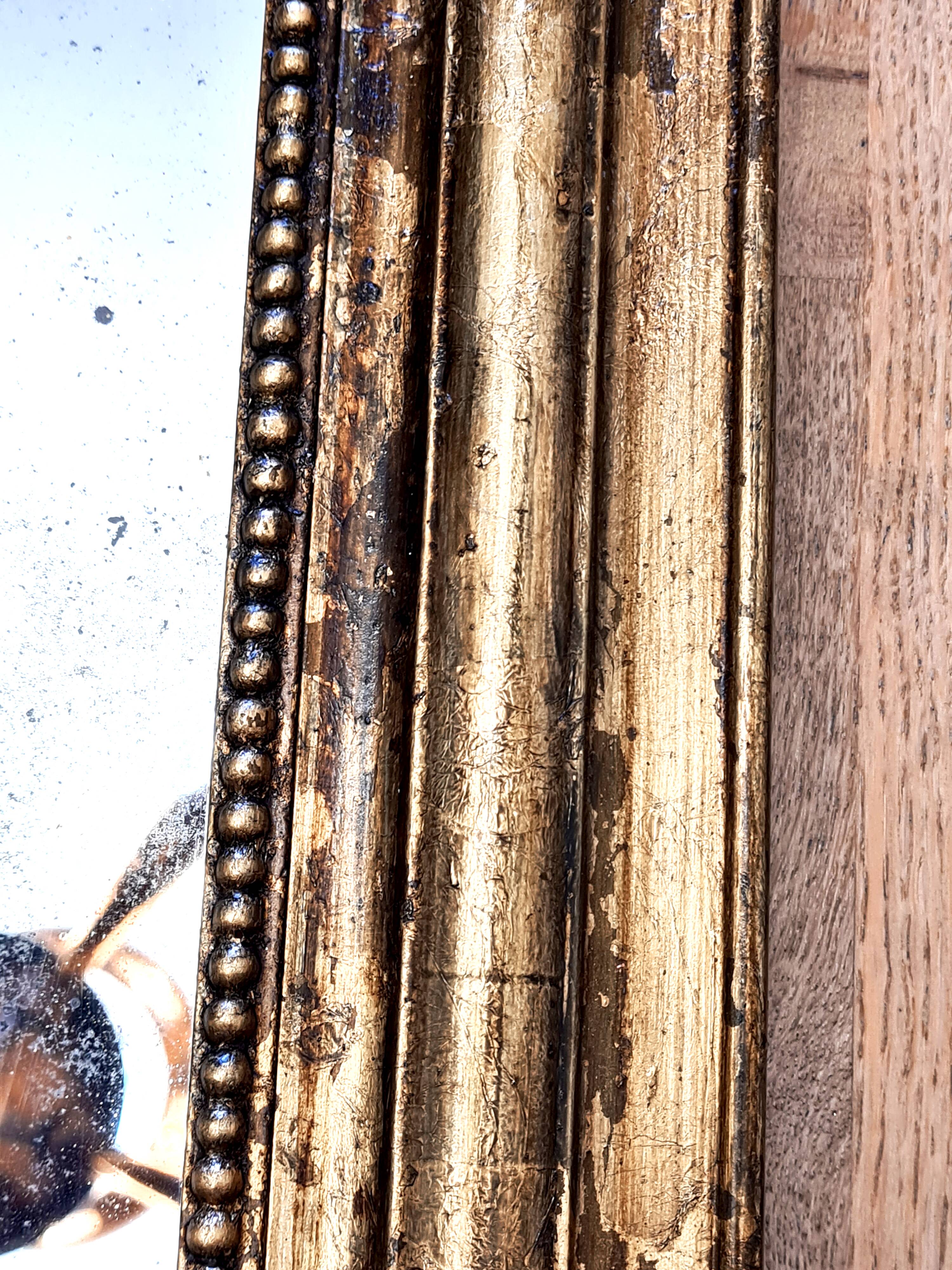 Louis-Philippe gilded mirror "Bertile"