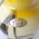 Tony Henri multicoloured glass vase