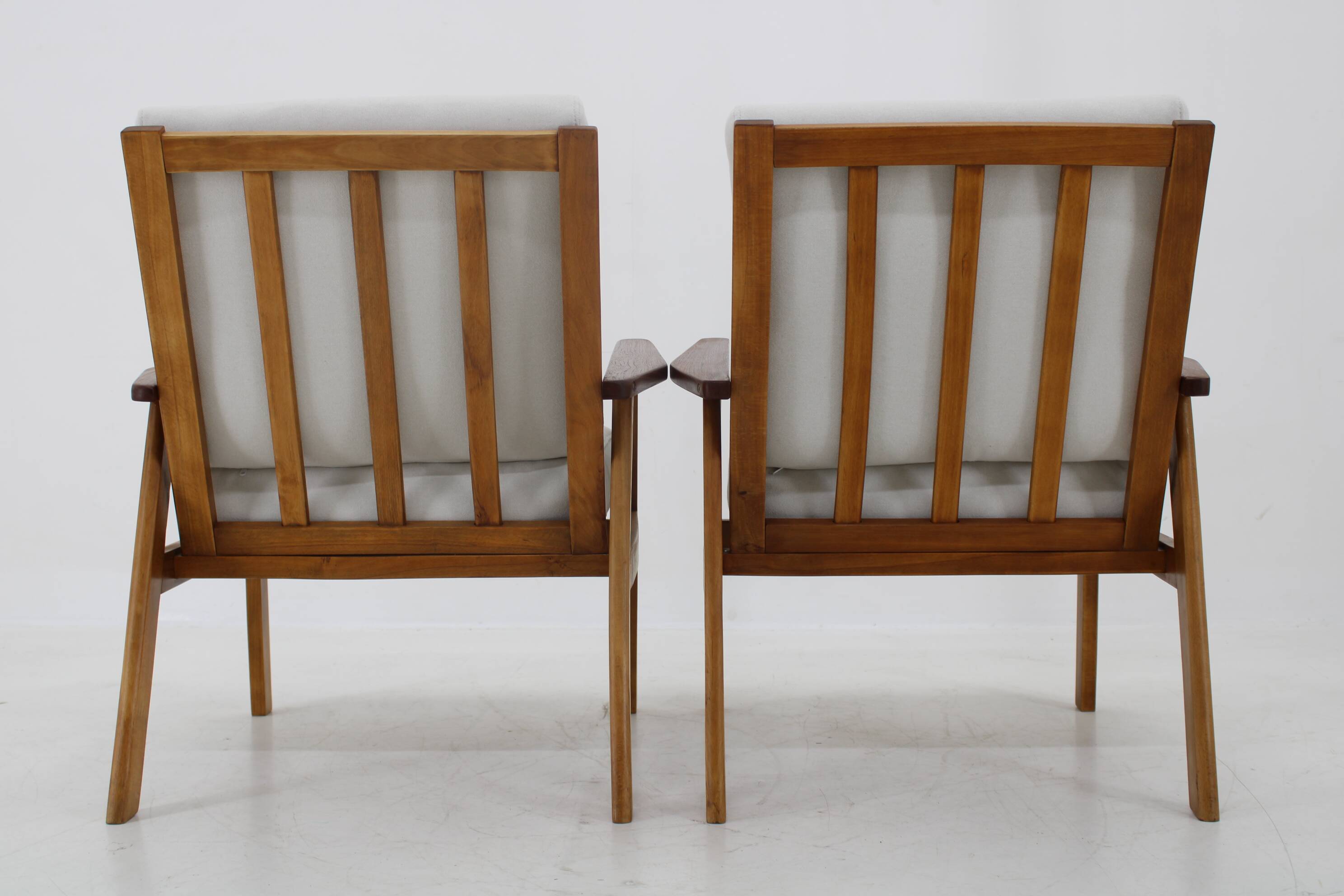 1960s Pair of Restored Armchairs, Denmark