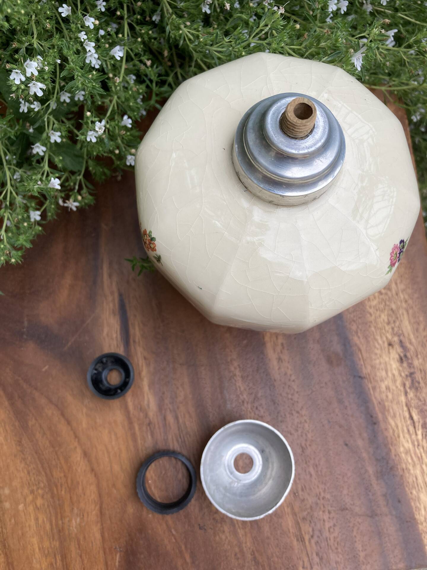 Pied de lampe romantique Le Charbonnier Salins