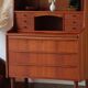 Vintage 1960s Scandinavian teak secretary | Denmark