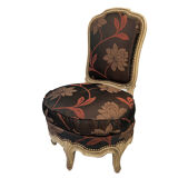 Louis XV style chair in lacquered wood XXth