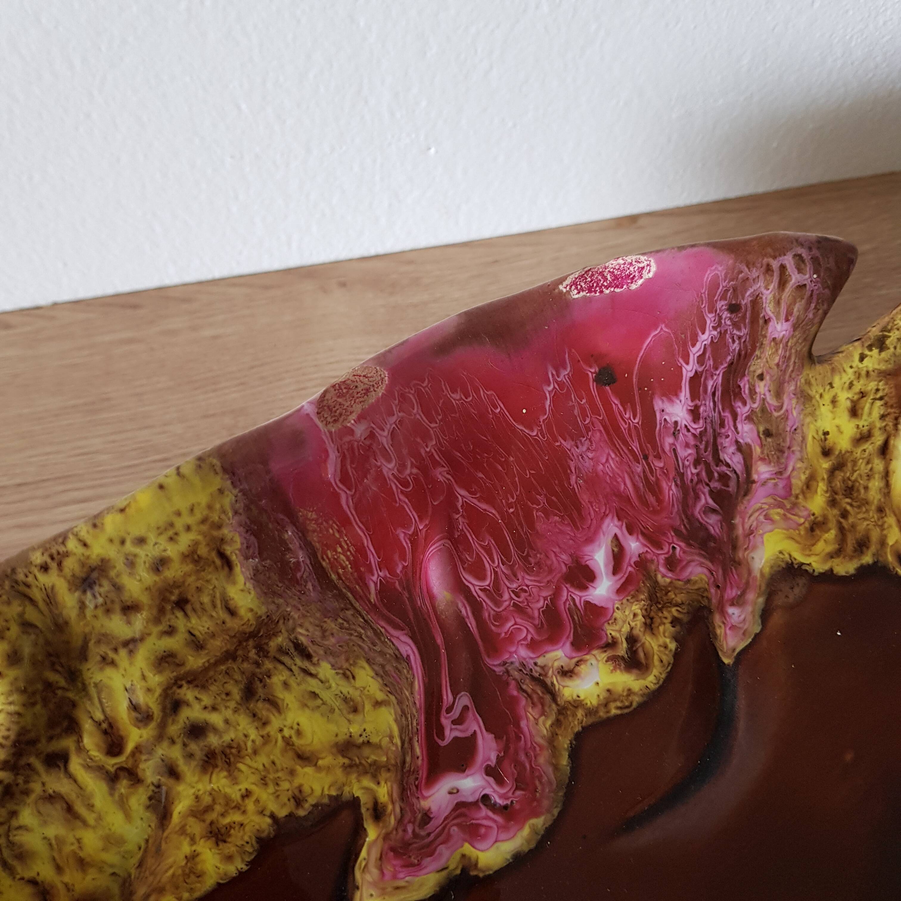 Large Vallauris style dish