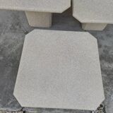 Set of 3 nesting wooden coffee tables, 1970s design