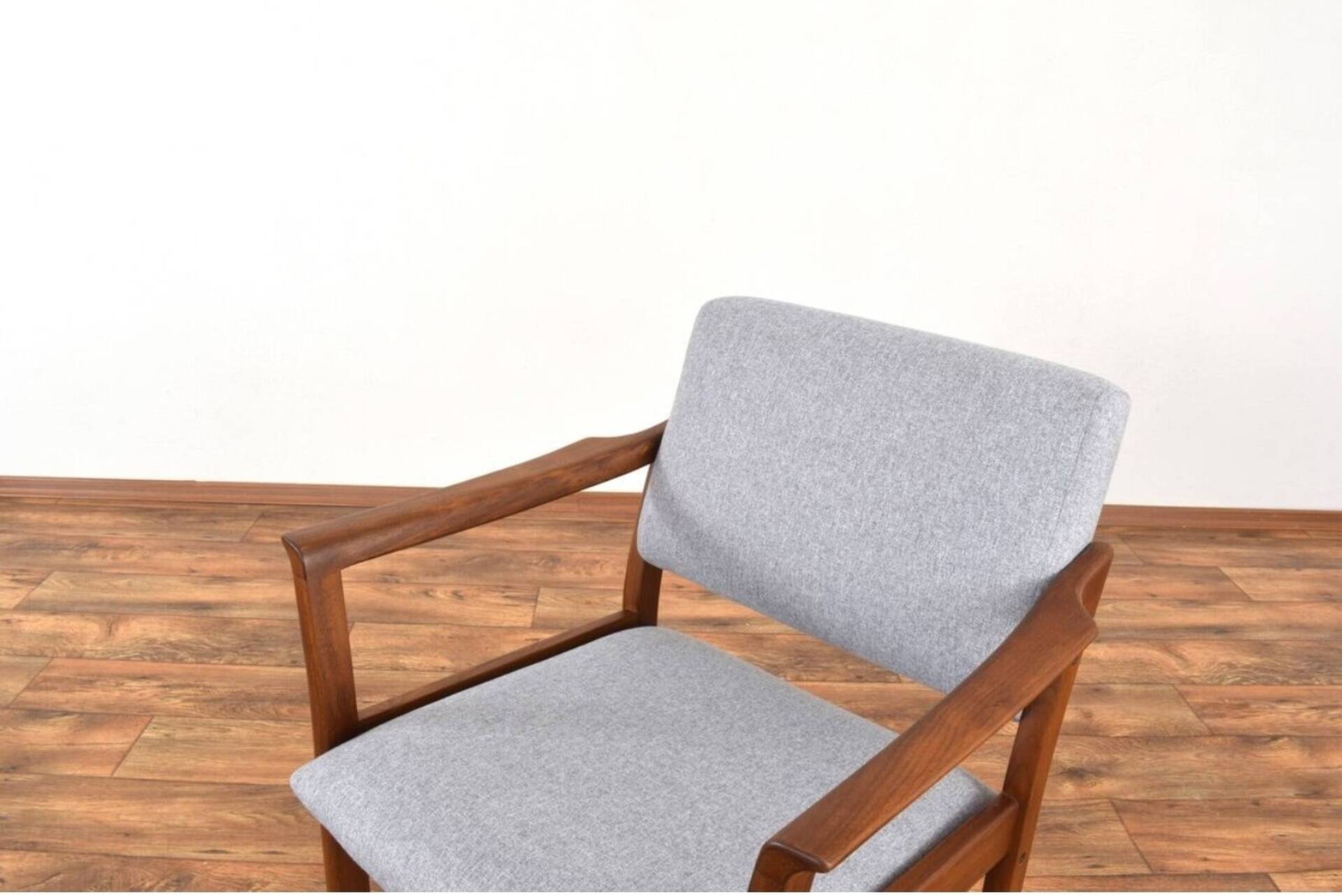 Teak Danish Desk and Two Armchairs