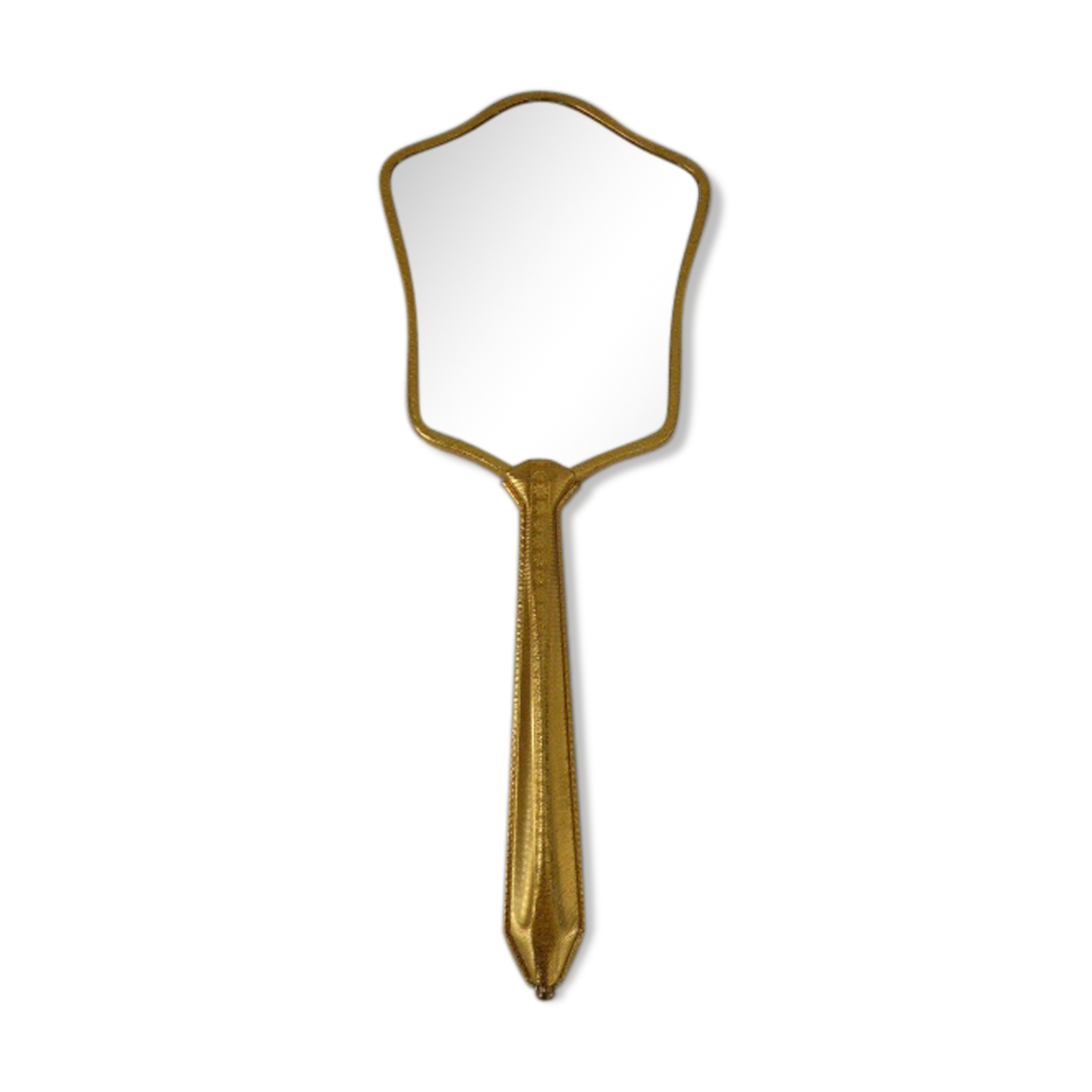 Mirror gold metal of the 1960s
