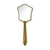 Mirror gold metal of the 1960s