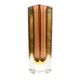 Sommerso mid-century modern vase, glass, designed by F. Poli, Italy, 1950s