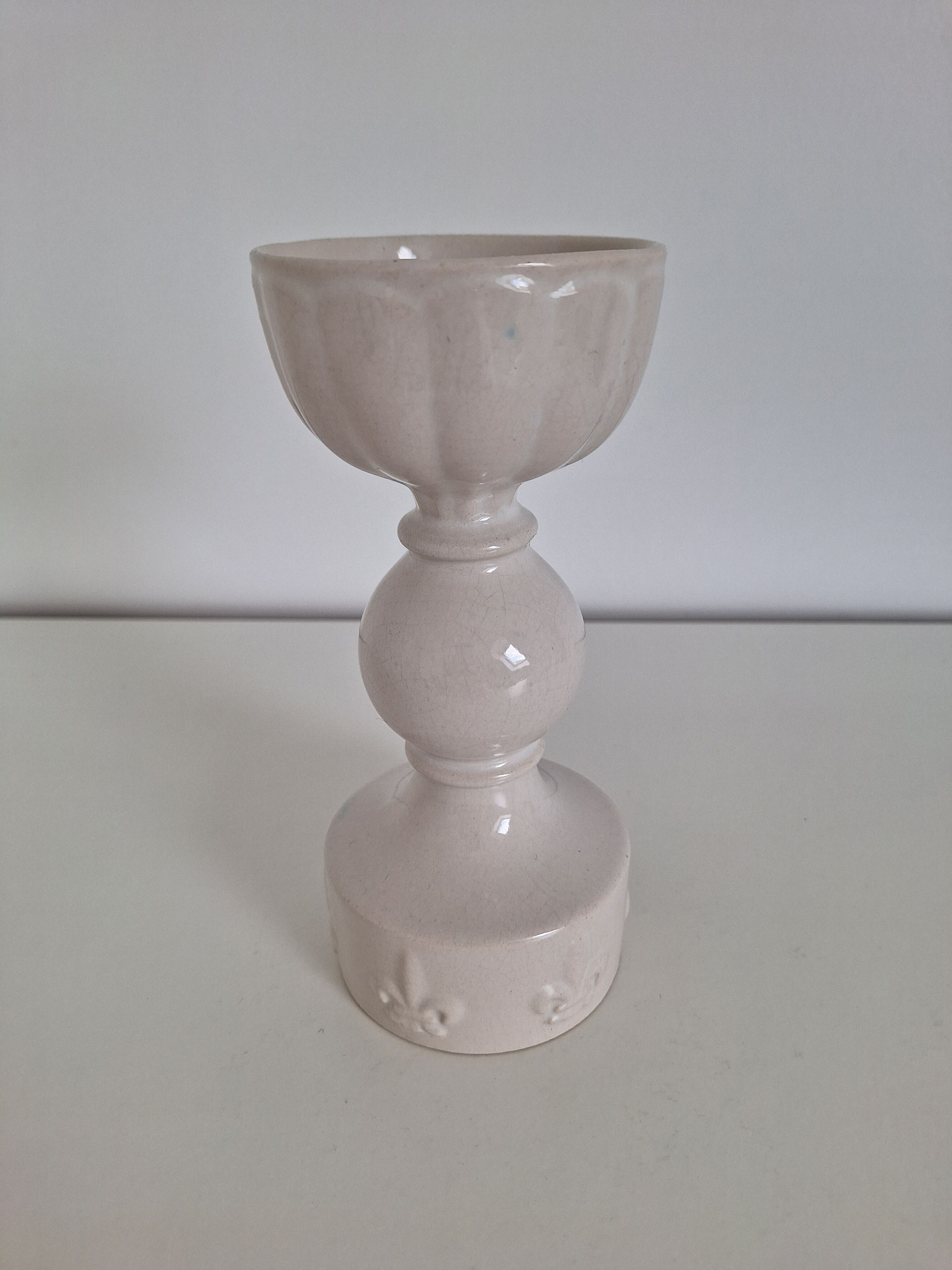 Vintage ceramic candle holder