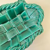 Braided ceramic fruit cup