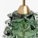 Paire de lampes de table en verre de Murano Rostrato vert