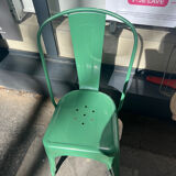 Green metal stackable chair sklum tolix spirit
