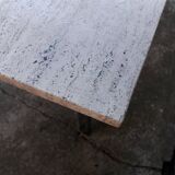 Travertine coffee table