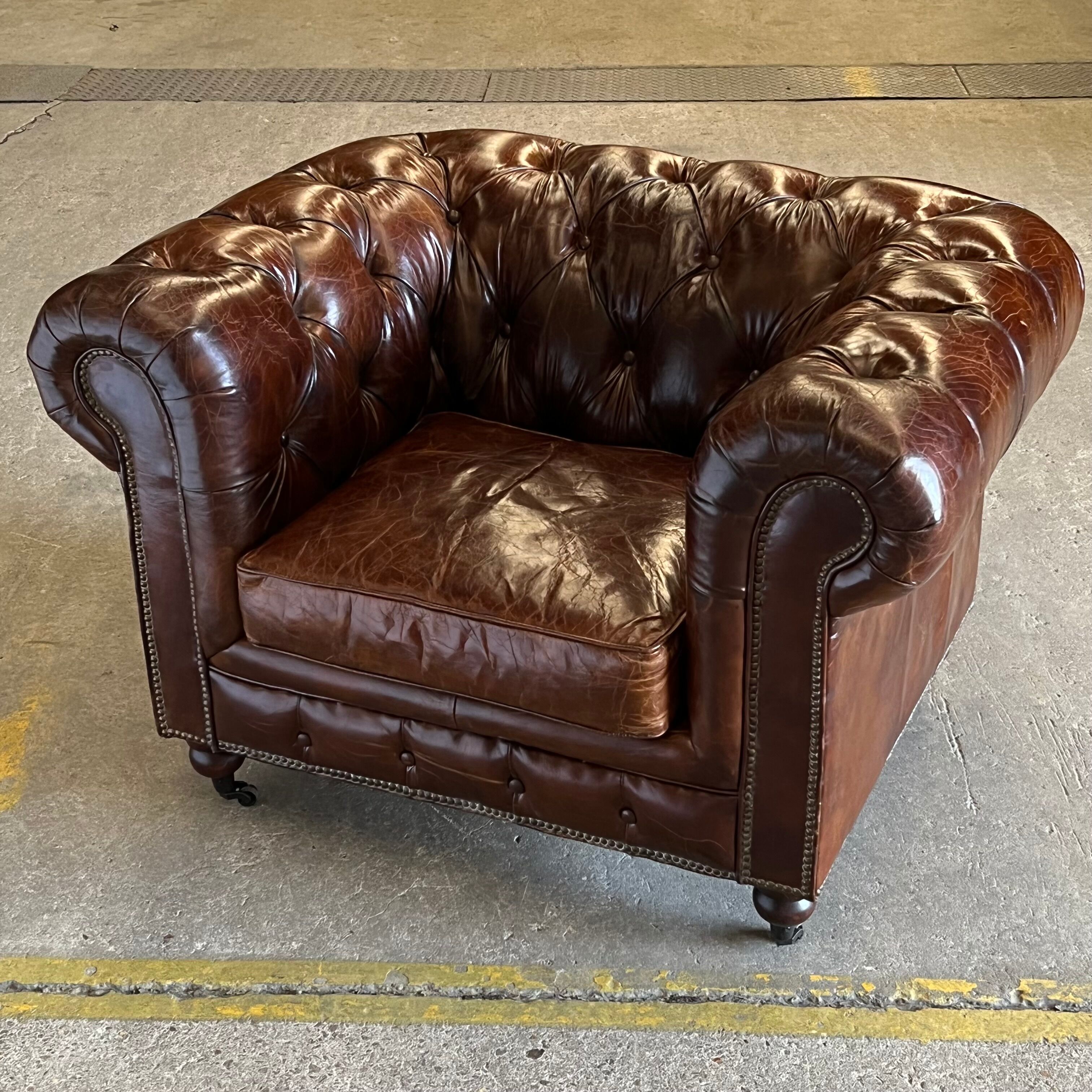Chesterfield armchair