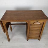 Oak industrial desk, 1930s