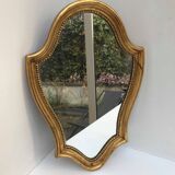 Old gold molded mirror 15,5x39,5cm