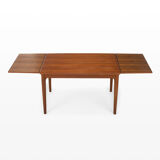 Vintage extendable dining table gy Glostrup Møbelfabrik, Denmark 1960s