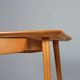 Vintage writing desk in beech with drawer, Italian design from the 1950s.