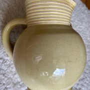 Earthenware jug/carafe HB with grape bunch slip decoration.