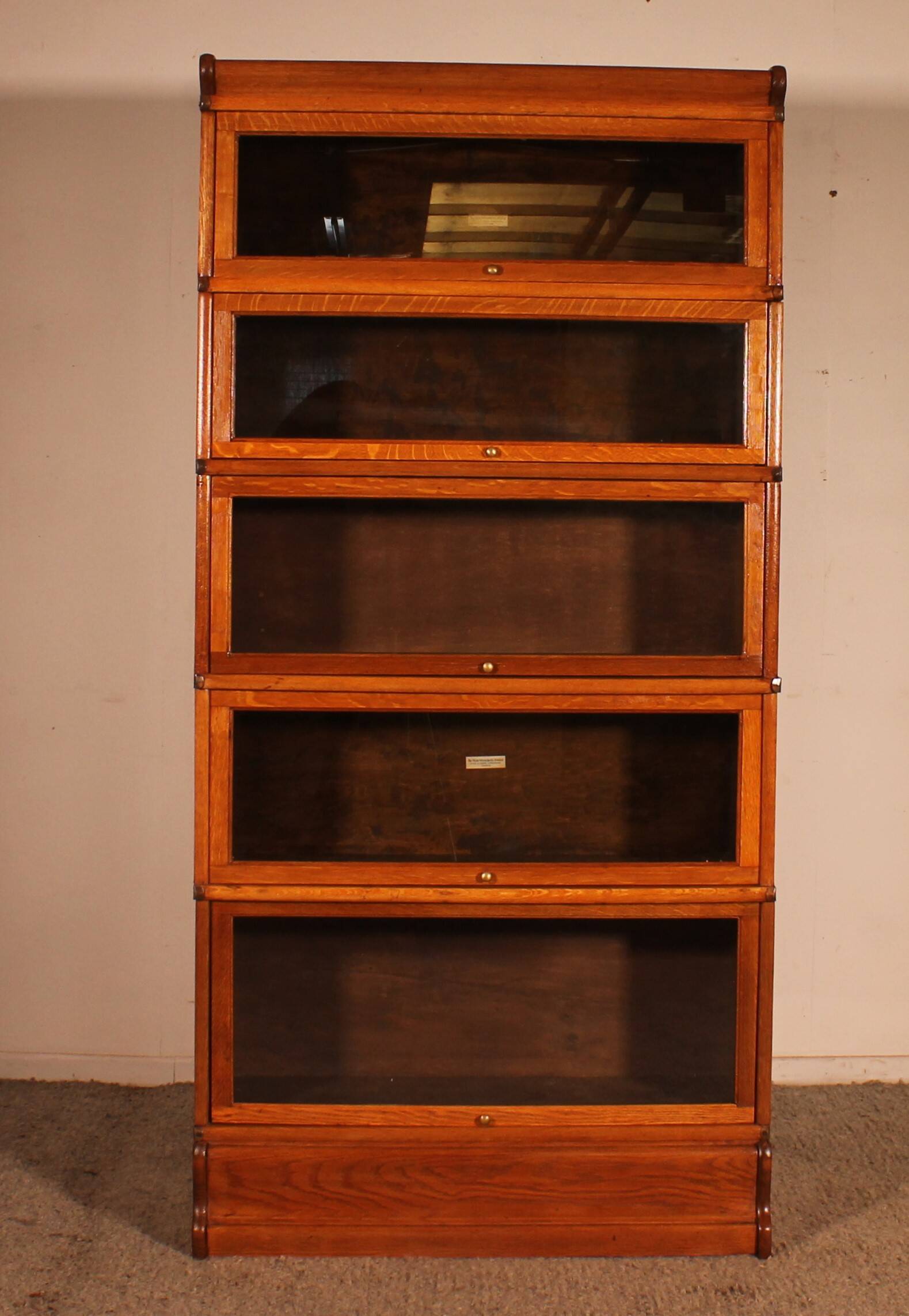 Bibliothèque Globe Wernicke En Chêne Blond De 5 éléments