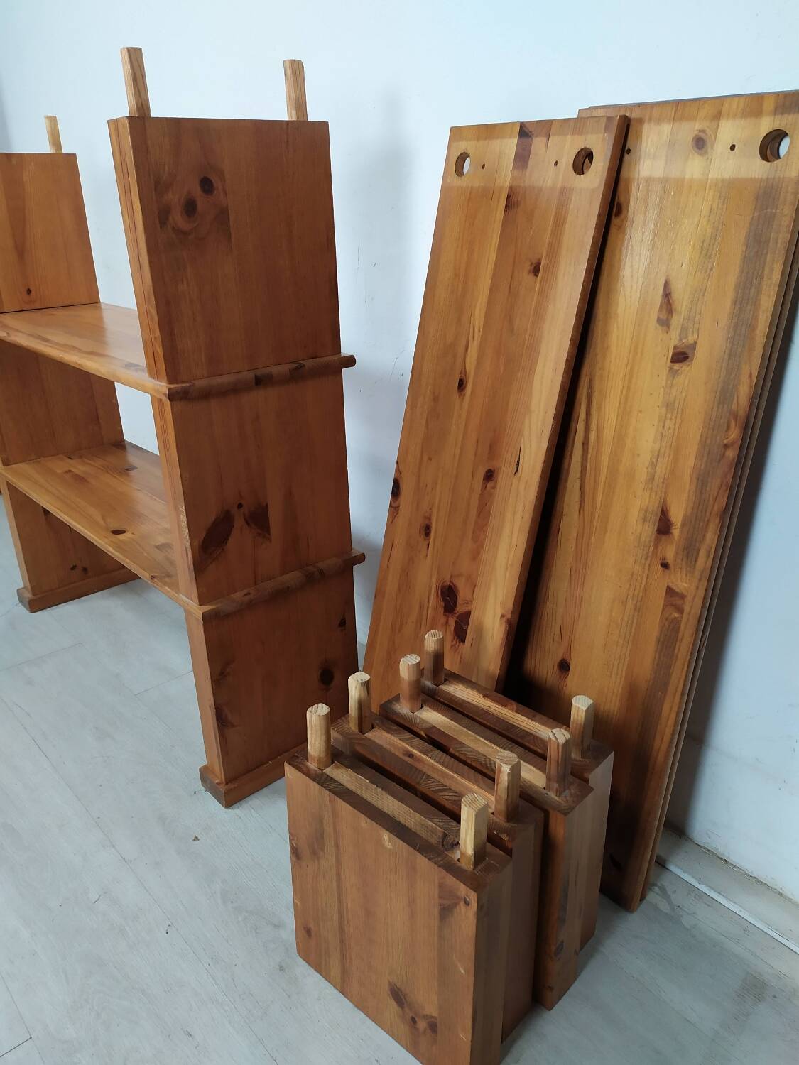 Vintage pine shelf