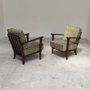 Paire de fauteuils art déco Ziara pravenec