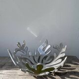 Designer metal fruit bowl
