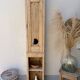 Small wardrobe in raw wood