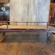 Antique daybed coffee table