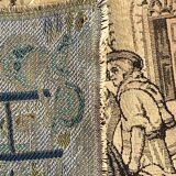 Antique French Jaquar Tapestry