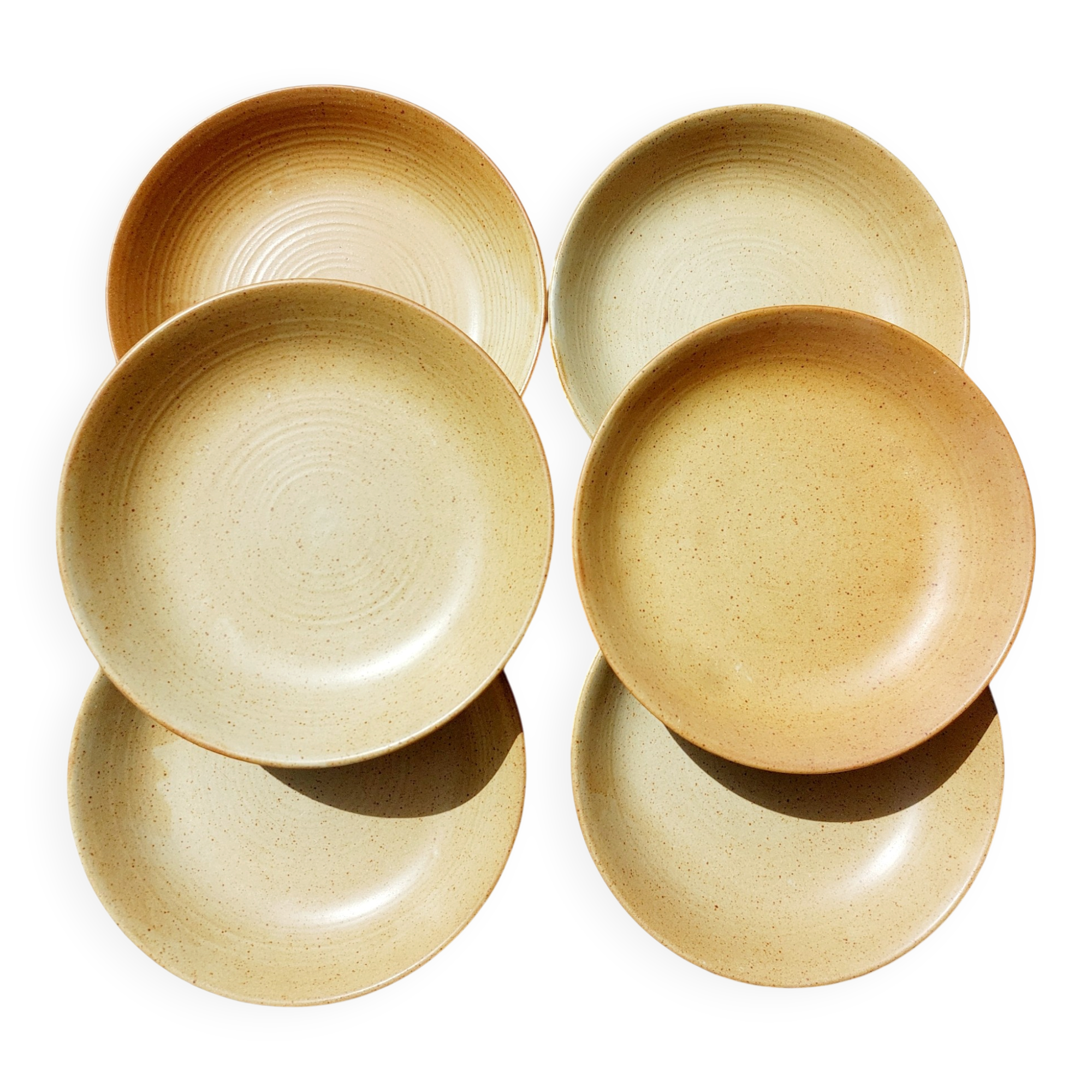 Assiettes creuses grès CNP Grès village