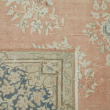 Handmade oriental contemporary 1980s 293 cm x 416 cm beige wool carpet