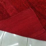 Red Moroccan wool rug 250cm x 150cm
