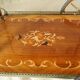 Desserte bar vintage in mahogany marquetry