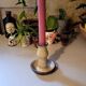 Vintage stoneware candle holder