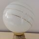 Vintage lamp from the 70s in marble and opaline