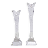 Pair of Nachtmann crystal candlesticks 1970