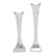 Pair of Nachtmann crystal candlesticks 1970