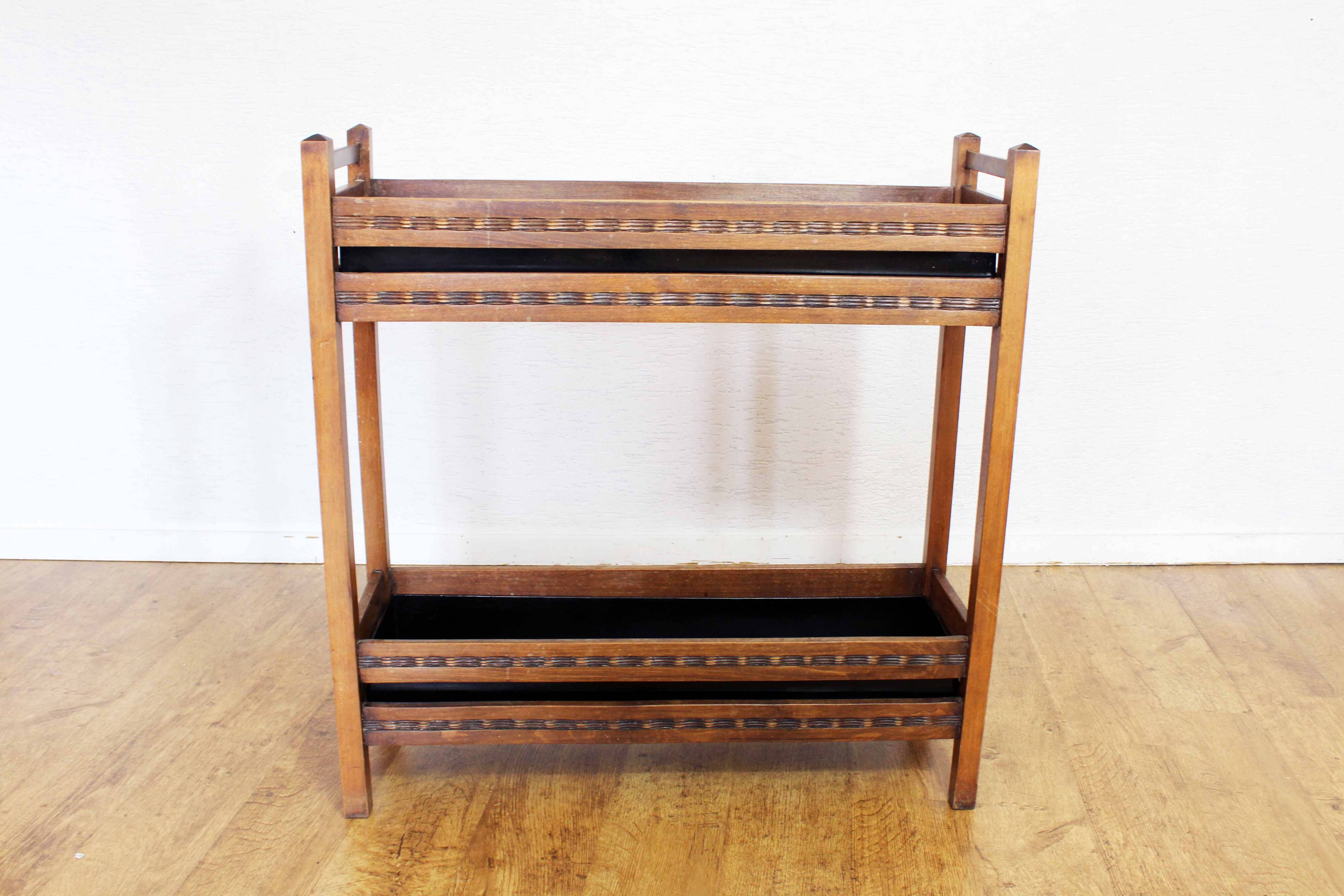 Wooden and zinc planter 1950