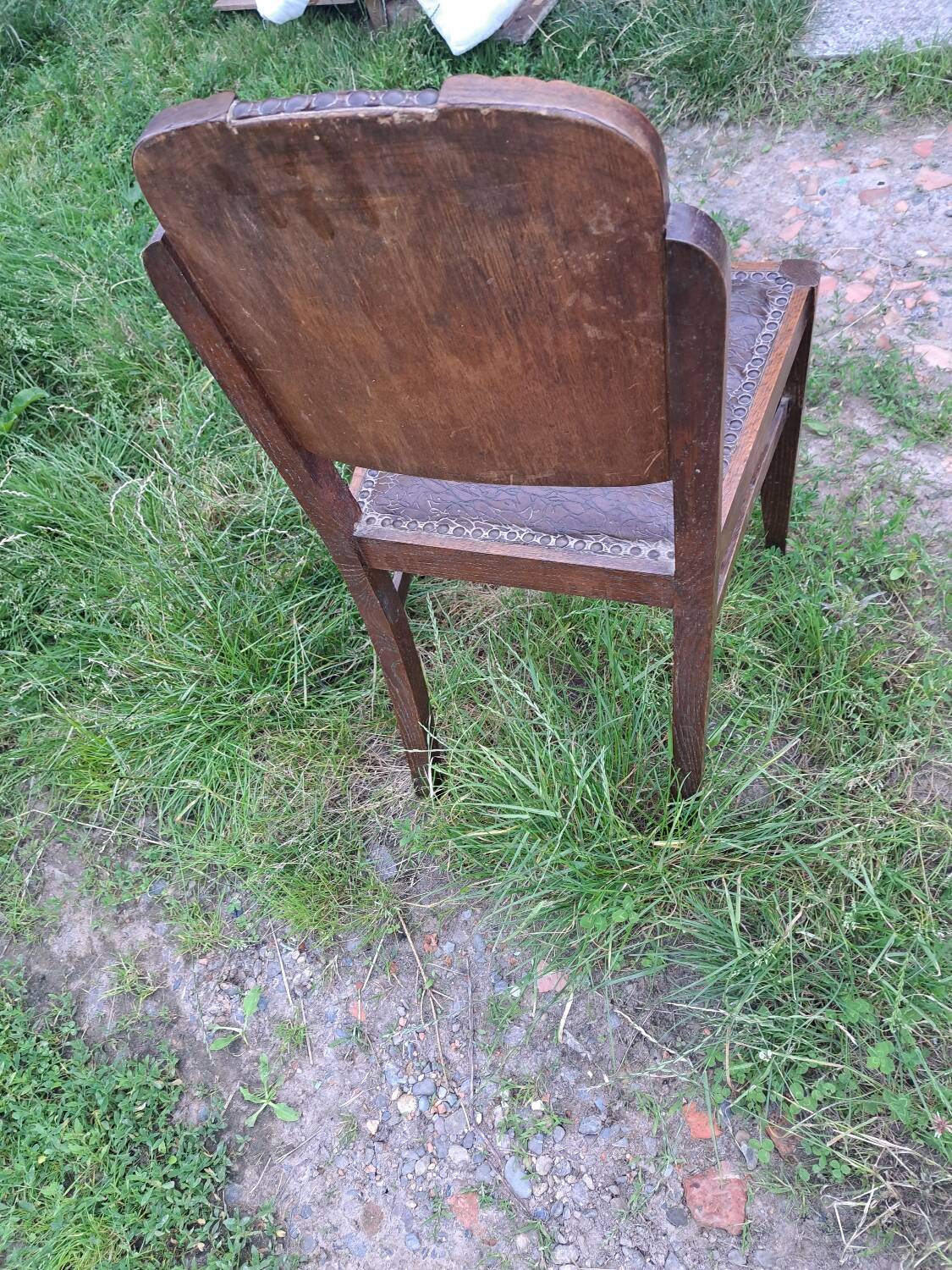 Set of 6 art deco chairs.