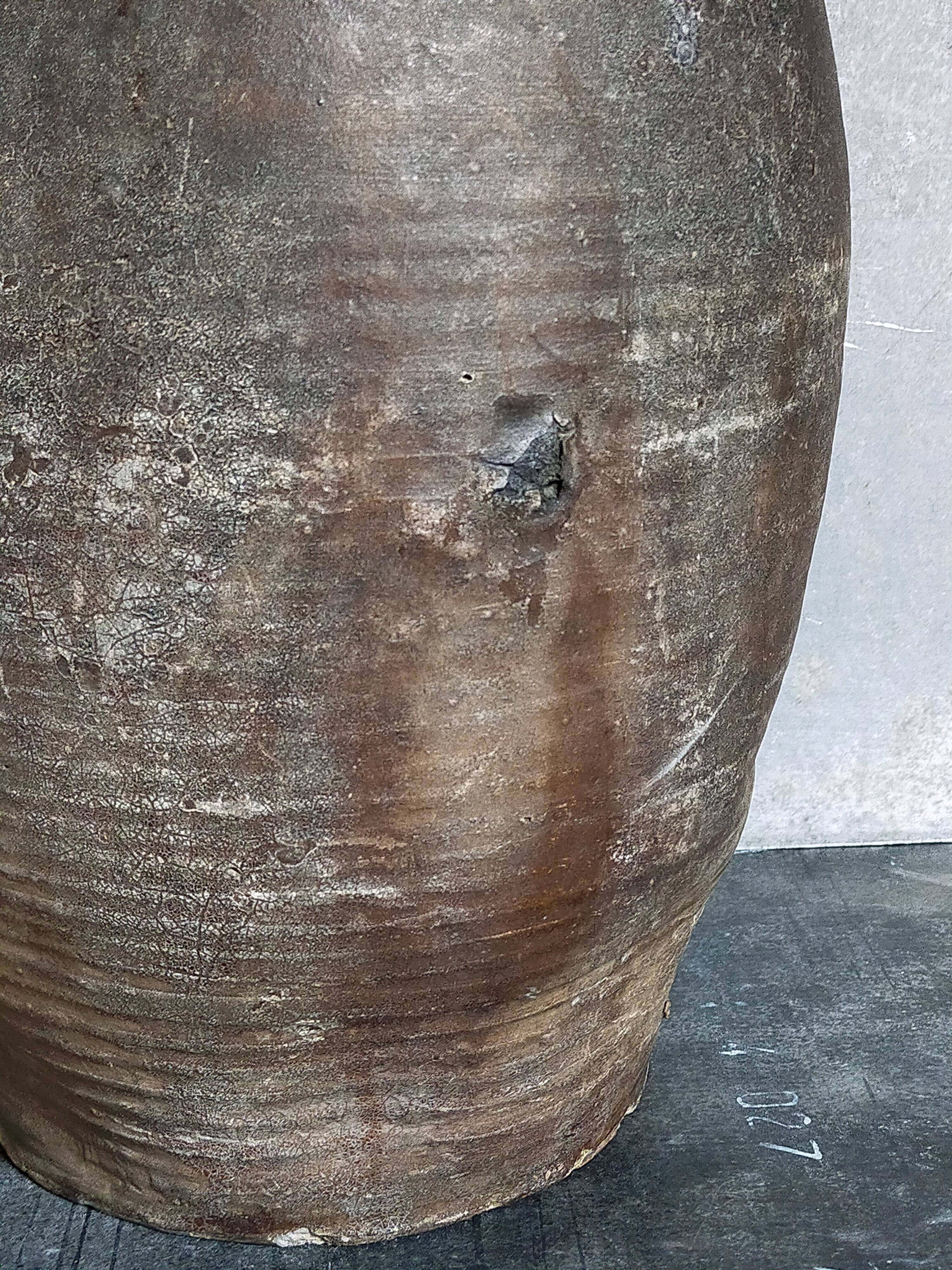 XXL traditional pottery old 19th century folk art 42 cm