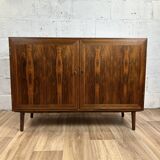 Vintage Scandinavian rosewood sideboard by Hundevad, 1960s