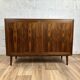 Vintage Scandinavian rosewood sideboard by Hundevad, 1960s